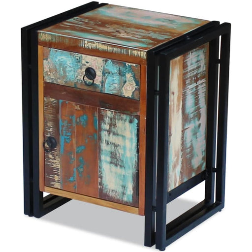 Bedside Cabinet Solid Reclaimed Wood Xatxin