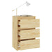 Bedside Cabinets 2 Pcs 40x29.5x64 Cm Solid Pine Wood Nbnbna
