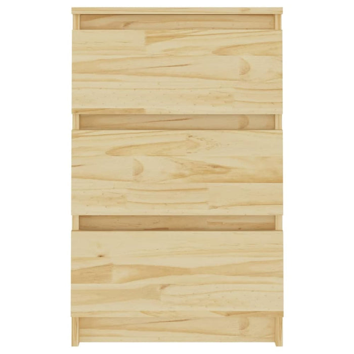Bedside Cabinets 2 Pcs 40x29.5x64 Cm Solid Pine Wood Nbnbna