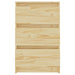 Bedside Cabinets 2 Pcs 40x29.5x64 Cm Solid Pine Wood Nbnbna