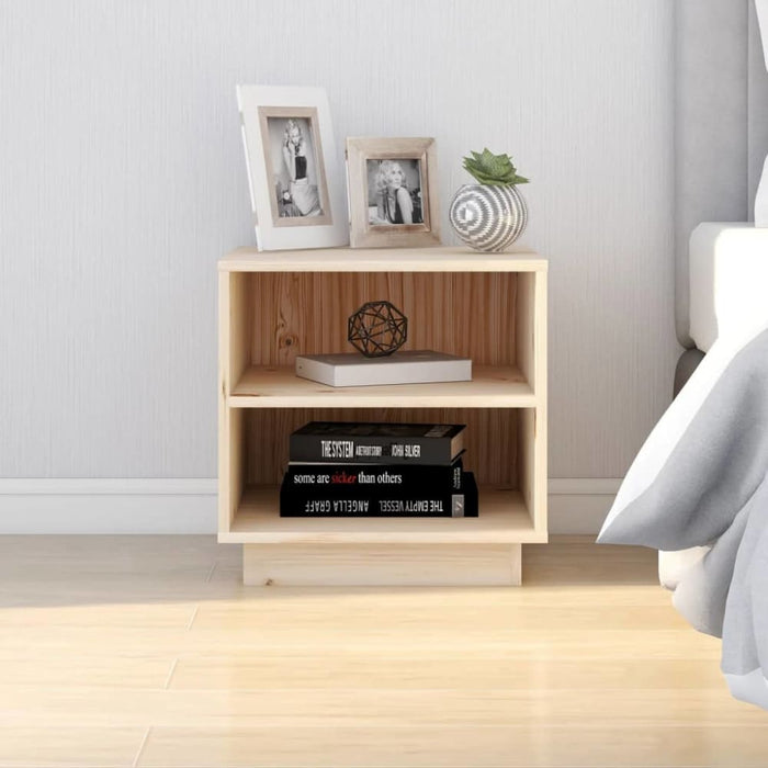 Bedside Cabinets 2 Pcs 40x34x40 Cm Solid Wood Pine Nottxl