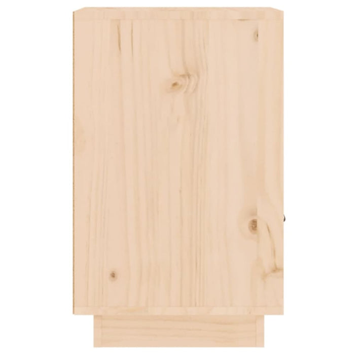 Bedside Cabinets 2 Pcs 40x34x55 Cm Solid Wood Pine Nontol