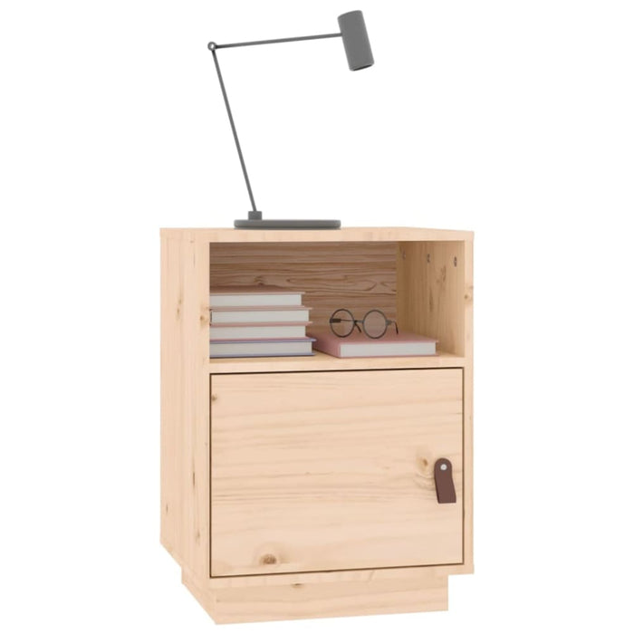 Bedside Cabinets 2 Pcs 40x34x55 Cm Solid Wood Pine Nontol