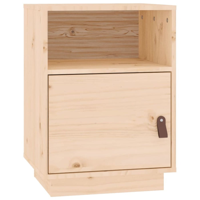 Bedside Cabinets 2 Pcs 40x34x55 Cm Solid Wood Pine Nontol