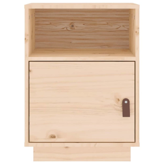 Bedside Cabinets 2 Pcs 40x34x55 Cm Solid Wood Pine Nontol