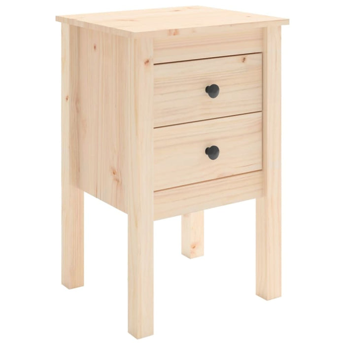 Bedside Cabinets 2 Pcs 40x35x61.5 Cm Solid Wood Pine Notlkb