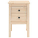 Bedside Cabinets 2 Pcs 40x35x61.5 Cm Solid Wood Pine Notlkb