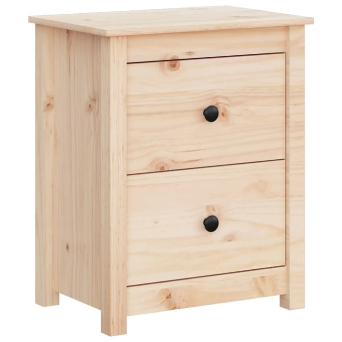 Bedside Cabinets 2 Pcs 50x35x61.5 Cm Solid Wood Pine Notlnb
