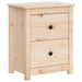 Bedside Cabinets 2 Pcs 50x35x61.5 Cm Solid Wood Pine Notlnb