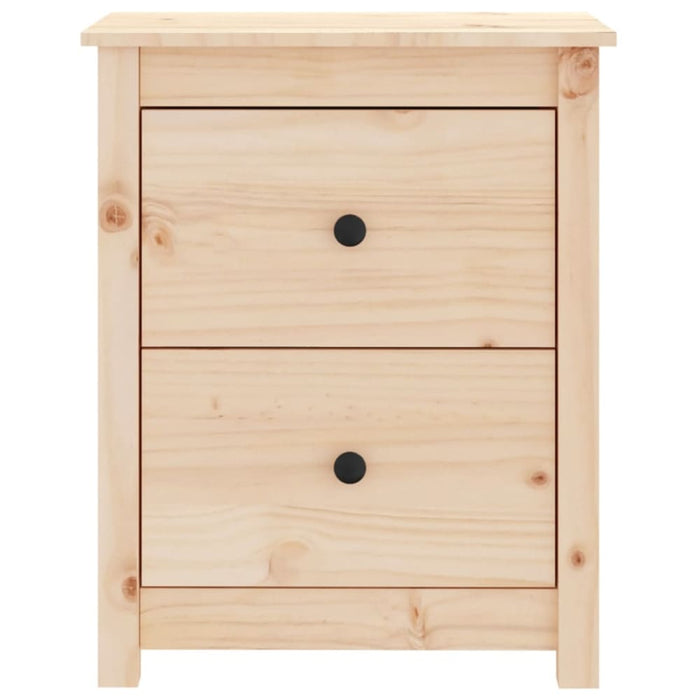 Bedside Cabinets 2 Pcs 50x35x61.5 Cm Solid Wood Pine Notlnb