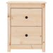 Bedside Cabinets 2 Pcs 50x35x61.5 Cm Solid Wood Pine Notlnb