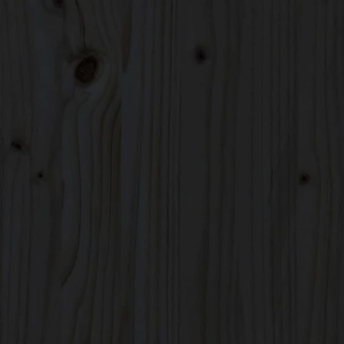 Bedside Cabinets 2 Pcs Black 40x30x40 Cm Solid Wood Pine