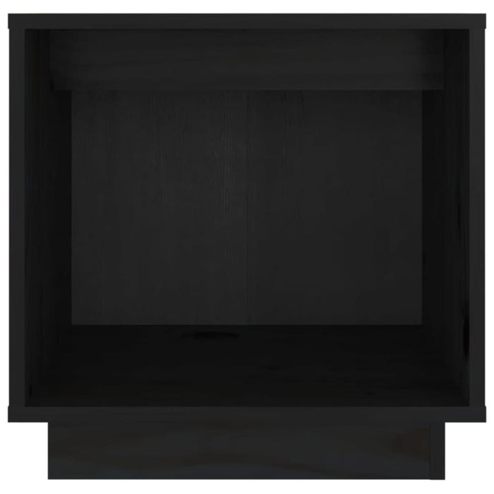 Bedside Cabinets 2 Pcs Black 40x30x40 Cm Solid Wood Pine