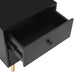 Bedside Cabinets 2 Pcs Black 40x30x50 Cm Solid Pinewood