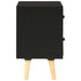 Bedside Cabinets 2 Pcs Black 40x30x50 Cm Solid Pinewood