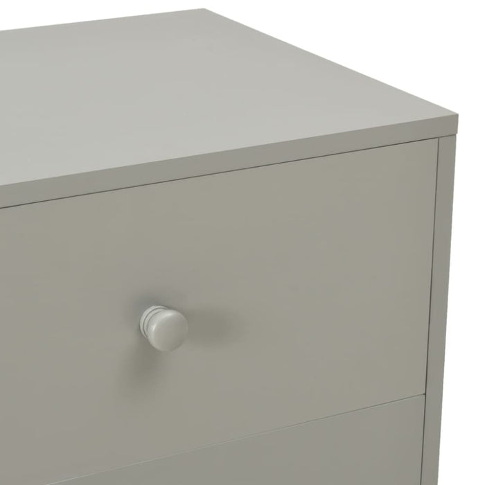 Bedside Cabinets 2 Pcs Grey 40x30x50 Cm Solid Pinewood