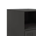 Bedside Cabinets 2 Pcs Black 34.5x39x62 Cm Steel Naoila