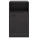 Bedside Cabinets 2 Pcs Black 34.5x39x62 Cm Steel Naoila