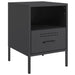 Bedside Cabinets 2 Pcs Black 36x39x50.5 Cm Cold-rolled