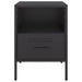 Bedside Cabinets 2 Pcs Black 36x39x50.5 Cm Cold-rolled