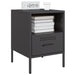 Bedside Cabinets 2 Pcs Black 36x39x50.5 Cm Cold-rolled