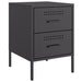 Bedside Cabinets 2 Pcs Black 36x39x50.5 Cm Steel Naxkxt