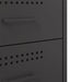 Bedside Cabinets 2 Pcs Black 36x39x68 Cm Cold-rolled Steel