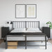 Bedside Cabinets 2 Pcs Black 36x39x68 Cm Cold-rolled Steel