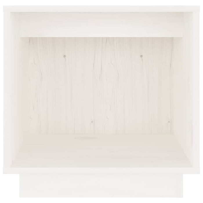 Bedside Cabinets 2 Pcs White 40x30x40 Cm Solid Wood Pine