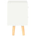 Bedside Cabinets 2 Pcs White 40x30x50 Cm Solid Pinewood