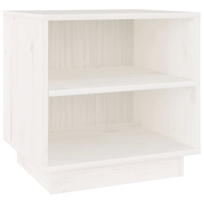 Bedside Cabinets 2 Pcs White 40x34x40 Cm Solid Wood Pine
