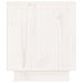 Bedside Cabinets 2 Pcs White 40x34x40 Cm Solid Wood Pine
