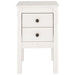 Bedside Cabinets 2 Pcs White 40x35x61.5 Cm Solid Wood Pine