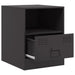 Bedside Cabinets 2pcs Black 34.5x39x44 Cm Steel Naoipx