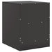 Bedside Cabinets 2pcs Black 34.5x39x44 Cm Steel Naoipx