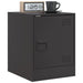 Bedside Cabinets 2pcs Black 34.5x39x44 Cm Steel Naolbn