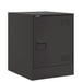 Bedside Cabinets 2pcs Black 34.5x39x44 Cm Steel Naolbn