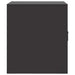 Bedside Cabinets 2pcs Black 34.5x39x44 Cm Steel Naolbn