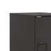 Bedside Cabinets 2pcs Black 34.5x39x44 Cm Steel Naolbn