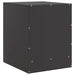 Bedside Cabinets 2pcs Black 34.5x39x44 Cm Steel Naolbn