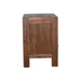 Bedside Table 2 Drawers Night Stand Solid Wood Acacia