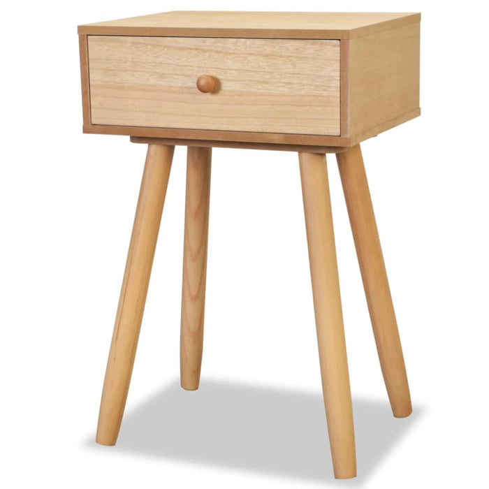 Bedside Tables 2 Pcs Solid Pinewood 40x30x61 Cm Brown Xaaiax