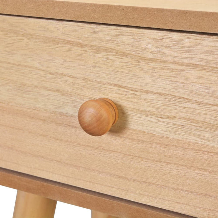 Bedside Tables 2 Pcs Solid Pinewood 40x30x61 Cm Brown Xaaiax
