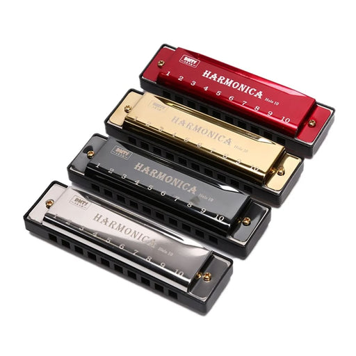 Beginner Harmonica in Key of c 10 Hole Diatonic with Case