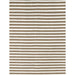 Beige Cream Striped Cotton Kilim Rug190x250 Cm