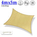 Beige Hdpe Sunshade Net Garden Shelter Balcony Cloth Pool