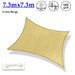 Beige Hdpe Sunshade Net Garden Shelter Balcony Cloth Pool