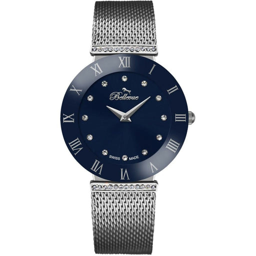 Bellevue F.130 Ladies Quartz Watch Blue 26mm