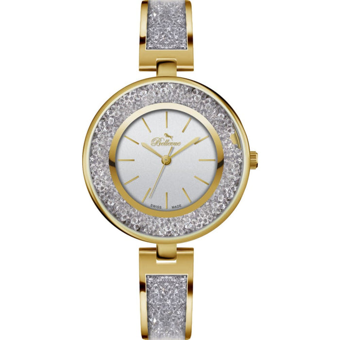 Bellevue E.69 Ladies Quartz Watch Silver 33mm