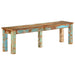 Bench 160x35x46 Cm Solid Reclaimed Wood Tptilk